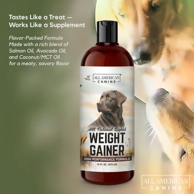 High-Calorie Weight Gainer Protein Liquid Dog Supplement, 16-fl oz bottle
