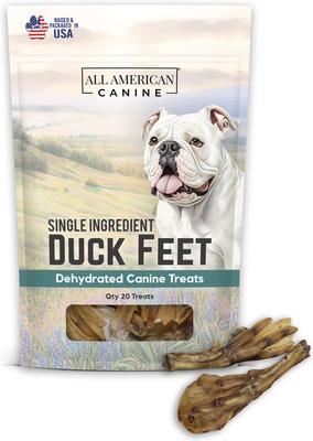 Duck Feet Dehydrated Dog Treats, 20 count