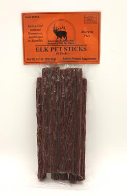 Elk Stick Dehydrated Dog Treats, 10 count
