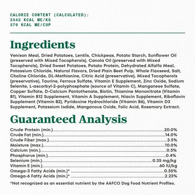 Limited Ingredient Diet Adult Sensitive Support with Real Venison Meal & Sweet Potato Grain-Free Dry Dog Food, 22-lb bag