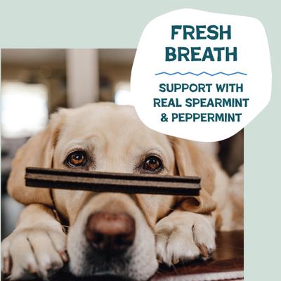 Mighty Mint Dog Dental Sticks, Mini, 7.2-oz bag