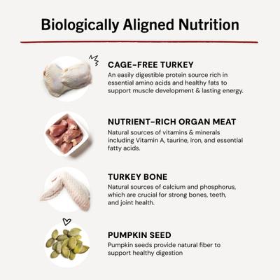 Frozen Tummy Ticklin' Turkey Morsels Grain-Free Frozen Cat Food, 3-lb bag