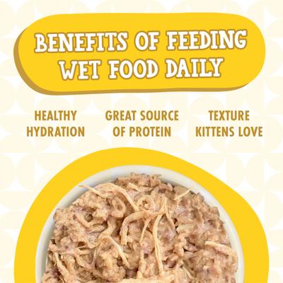 Cats in the Kitchen Kitten Frick 'A Zee Chicken in Gravy Grain-Free Wet Cat Food, 3-oz can, case of 4