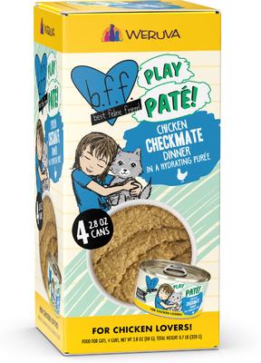 Comida húmeda para gatos Play Pate Lovers Lamb & Tuna Told Ya, lata de 2.8 oz, paquete de 12