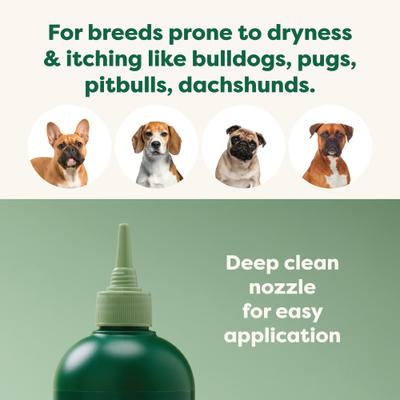 3-in-1 Soothing Dog Shampoo & Conditioner, White Tea & Basil Scent, 16-fl oz bottle