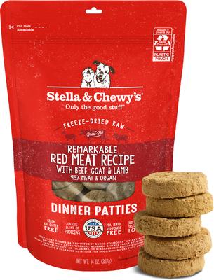 Duck Duck Goose Dinner Patties Freeze-Dried Raw Dog Food, 50-oz bundle