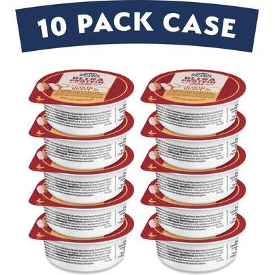 Alimento húmedo para gatos Ultra Protein Real Duck Recipe con cortes de órganos ricos en proteínas en salsa, taza de 2.7 oz, caja de 10