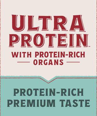 Ultra Protein Pate Variety Pack Chicken, Duck & Salmon Wet Cat Food, 2.8-oz can, case of 12