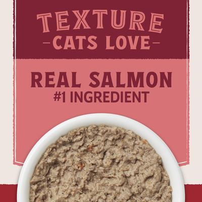 Ultra Protein Real Salmon Recipe with Protein-Rich Organs Pate Wet Cat Food, 2.8-oz can, case of 12