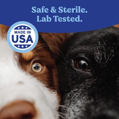 Lavado de ojos estéril multiusos para perros y gatos, botella de 4 onzas líquidas