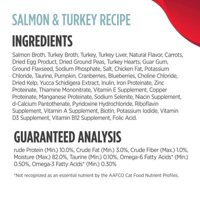 Freestyle Minced Salmon & Turkey, Minced Beef & Mackerel, Minced Turkey & Duck Grain-Free Variety Pack Canned Cat Food, 3-oz can, case of 12