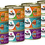 Freestyle Minced Salmon & Turkey, Minced Beef & Mackerel, Minced Turkey & Duck Grain-Free Variety Pack Canned Cat Food, 3-oz can, case of 12