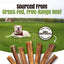 Moodog 6-inch Beef Monster Bully Sticks Dog Treats, 25 count