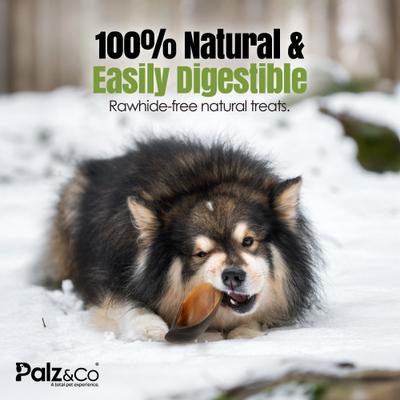 Moodog Cow Hooves Dog Treats, 30 count