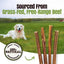 Moodog 12-inch Beef Standard Bully Sticks Dog Treats, 25 count