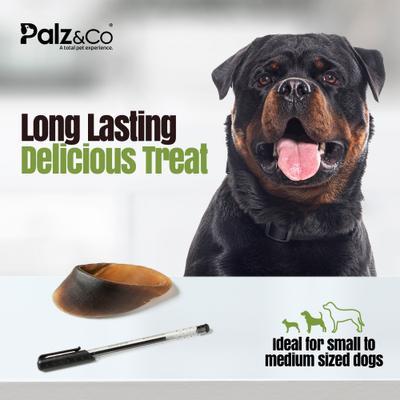 Moodog Cow Hooves Dog Treats, 30 count