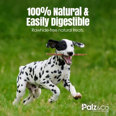 Palitos de Bully Sticks de carne de res estándar de 12 pulgadas para perros de Moodog, 25 unidades