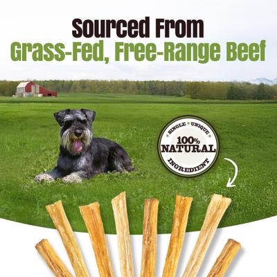 Moodog Beef Medium Tendon Sticks Dog Treats, 25 count