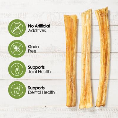 Moodog Beef Medium Tendon Sticks Dog Treats, 25 count