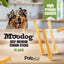 Moodog Beef Medium Tendon Sticks Dog Treats, 25 count