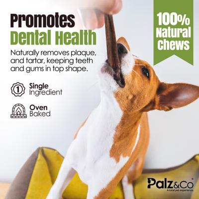 Moodog 6-inch Beef Gullet Sticks Dog Treats, 25 count