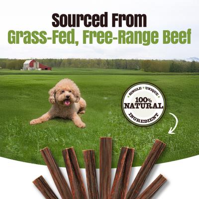 Moodog 6-inch Beef Gullet Sticks Dog Treats, 25 count