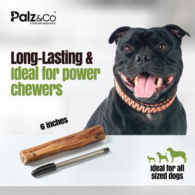 Moodog 6-inch Beef Monster Bully Sticks Dog Treats, 25 count