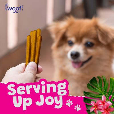 Adult Kalua Pork Rolls Natural Dog Chew Treats, 6-oz bag, 7 count