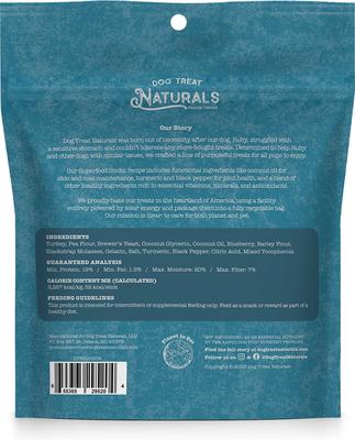 Golosinas masticables naturales para perros de pavo y arándanos Superfood Fresh All Stages, bolsa de 10 oz