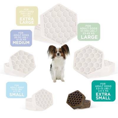 Galletas dentales para perros Chicken Flossing, extra pequeñas, 96 unidades