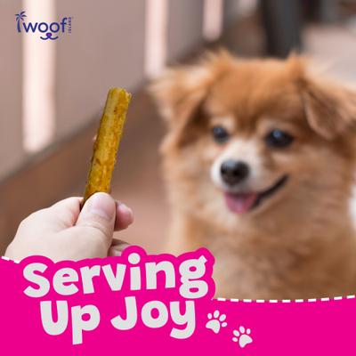 Adult Coconut & Banana Pork Rolls with Chicken Natural Dog Chew Treats, 4-oz bag, 5 count