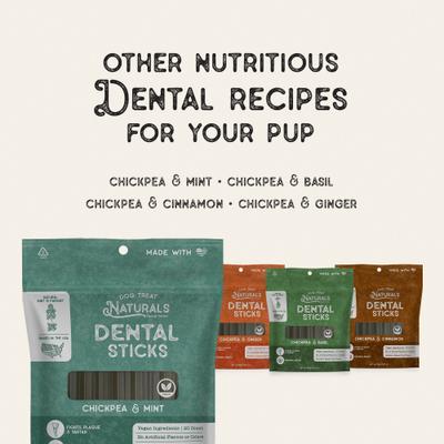Dental Sticks Chickpea & Cinnamon Dog Treats, 20 count