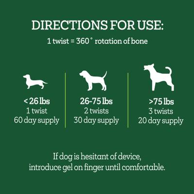 Twist & Lick Hip & Joint Health Supplement for Dogs, 2.3-fl oz