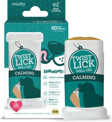 Twist & Lick Calming Health Supplement for Dogs, 2.3-fl oz