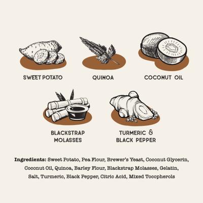 Sweet Potato & Quinoa Vegan Superfood Fresh All Stages Natural Chew Stick Dog Treats, 10-oz bag