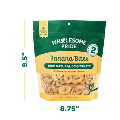 Banana Bites 100% All-Natural Limited Ingredient Dog Treats, 16-oz bag