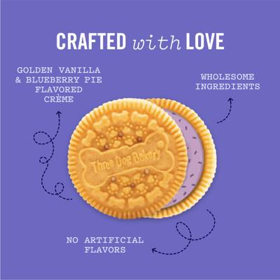 Blueberry Pie Lick'n Crunch Cookie Dog Treats, 13-oz box