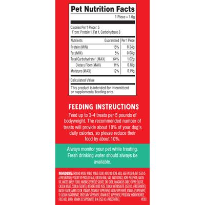Holiday Flavor Snacks Mini Dog Treats, 2.5-oz bag