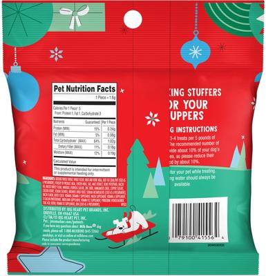 Holiday Flavor Snacks Mini Dog Treats, 2.5-oz bag