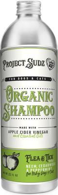 Champú líquido para perros contra pulgas y garrapatas, botella de 283 ml