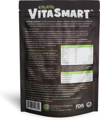 Meow Greens VitaSmart Cat Food Topper, 2.96-oz bag