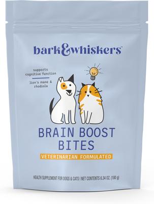Brain Boost Bites Supplement for Dogs & Cats, 6.34-oz bag