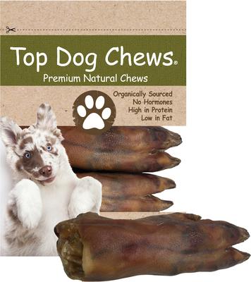 Pig Feet Natural Dog Chew Treats, 3 count