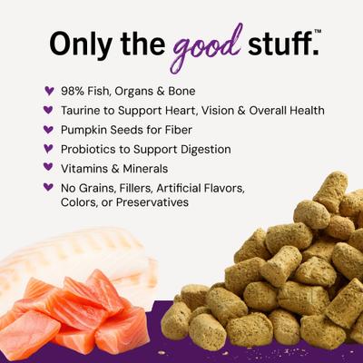 Dinner Morsels Sealicious Salmon & Cod Recipe Cat Dried Food, 18-oz bag