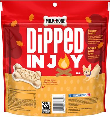 Dipped Toasted Marshmallow Flavored Dog Treats, 10-oz bag