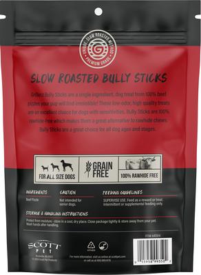 Curly Thick Bully Sticks 5 Inch Dog Treats, 3 count