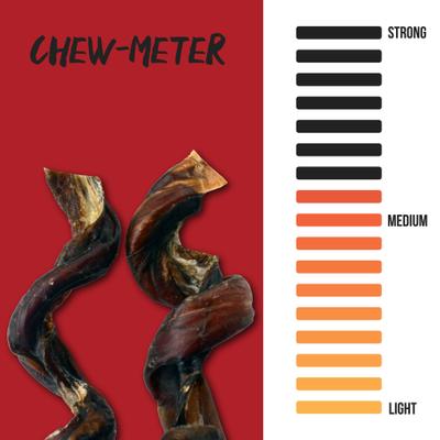 Curly Thick Bully Sticks 5 Inch Dog Treats, 3 count