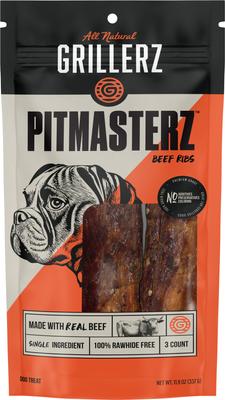 Pitmasterz Ribs Dog Bones, 3 count