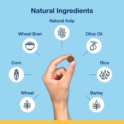 PlaqueOff System Crunchy Dental Bites for Small & Medium Breed Dogs, 3-oz