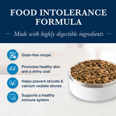 HF Hydrolyzed for Food Intolerance Grain-Free Dry Dog Food, 22-lb bag